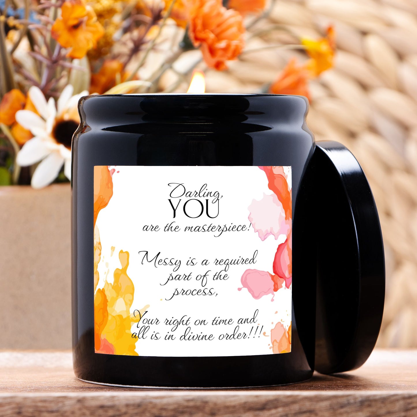 Your Are The Masterpiece - 8oz , 40+ hours burn time