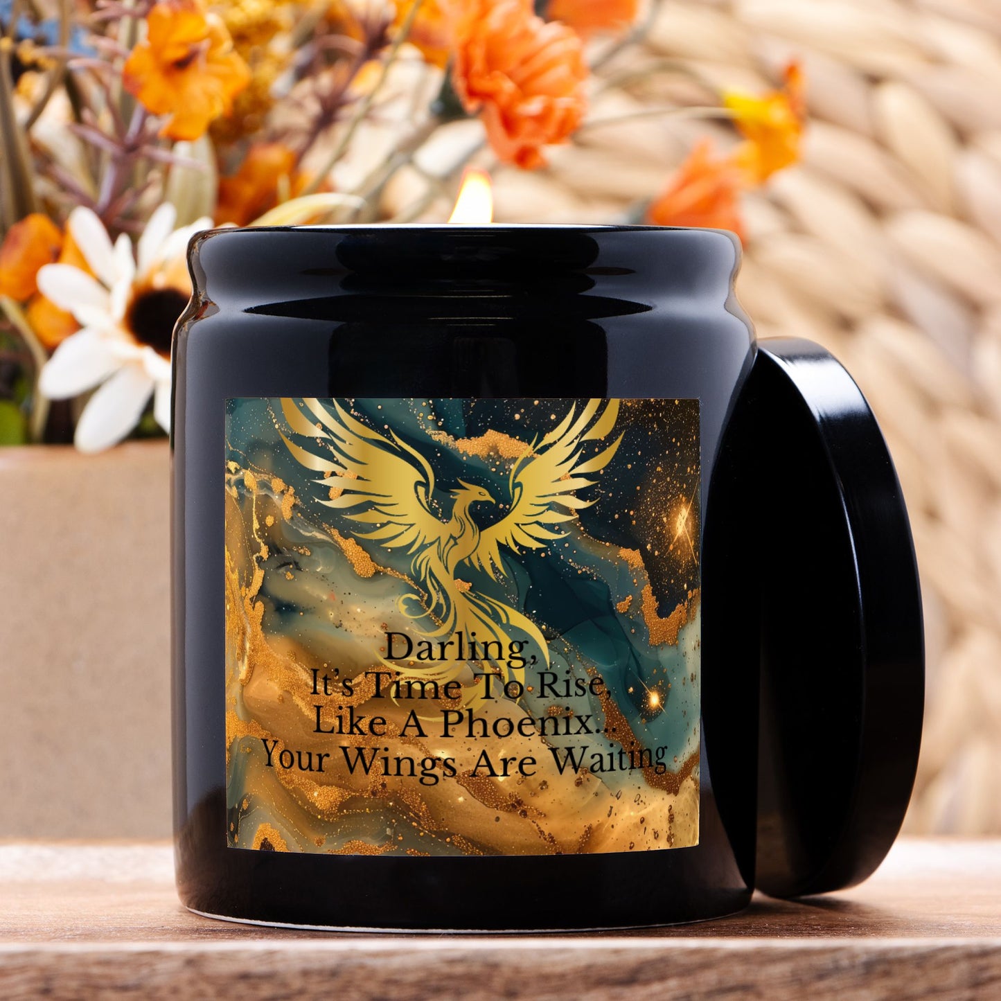 Rise Like A Phoenix; 8oz, 40+ hours burn time