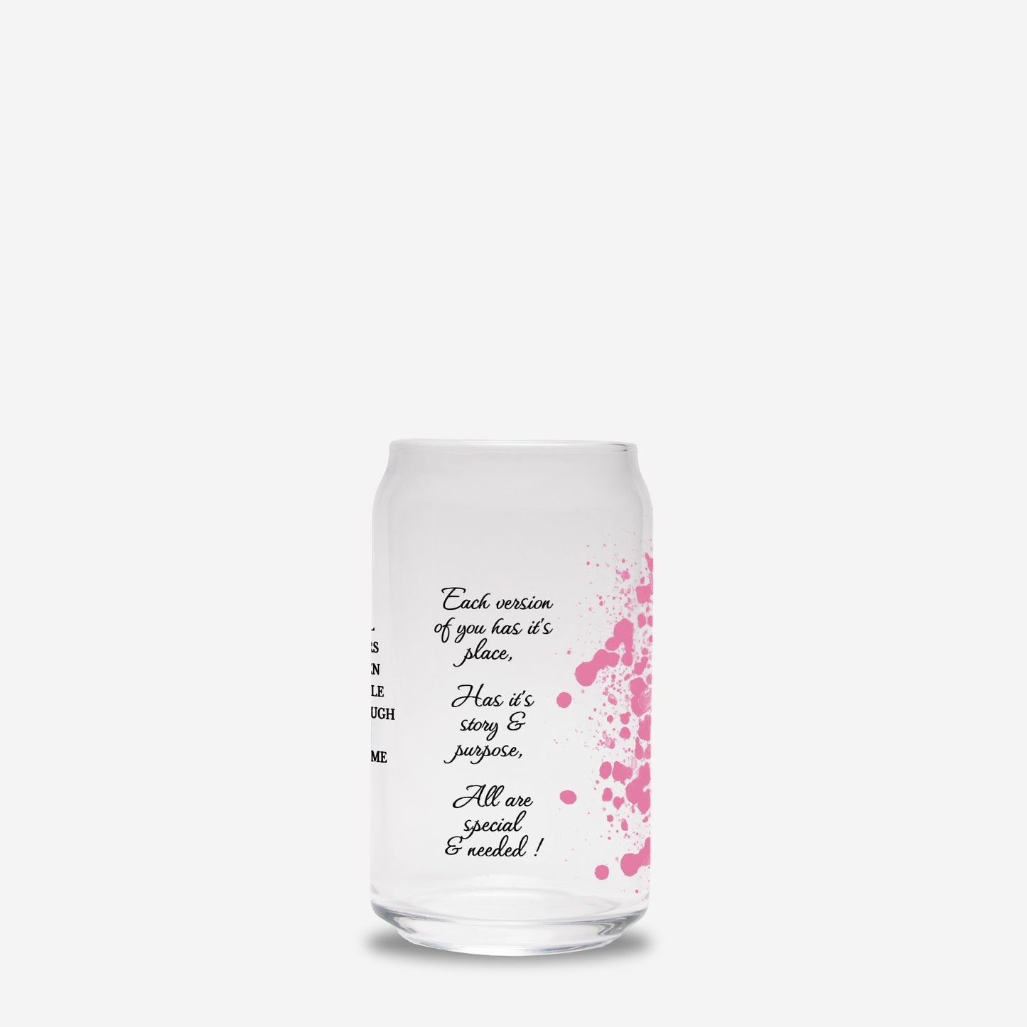 Worth It Glass Tumbler 16oz -