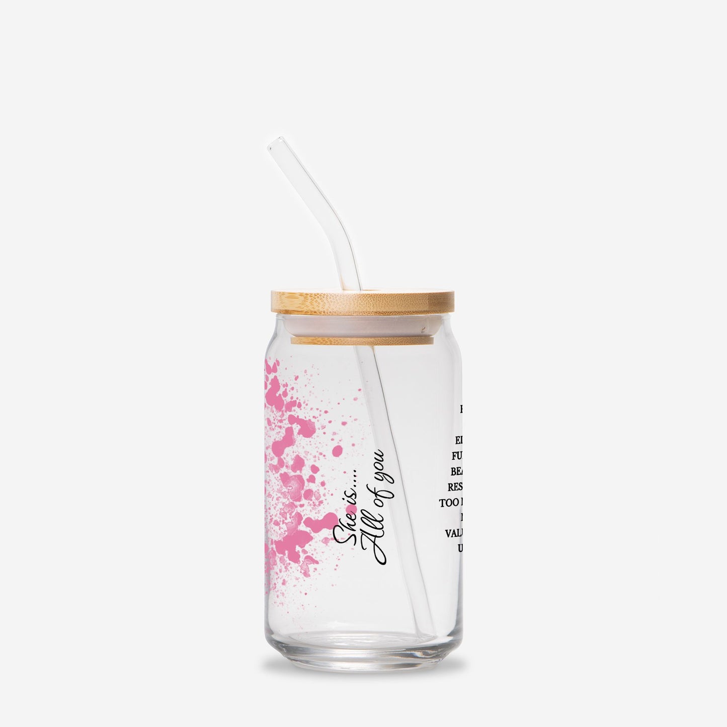 Worth It Glass Tumbler 16oz -