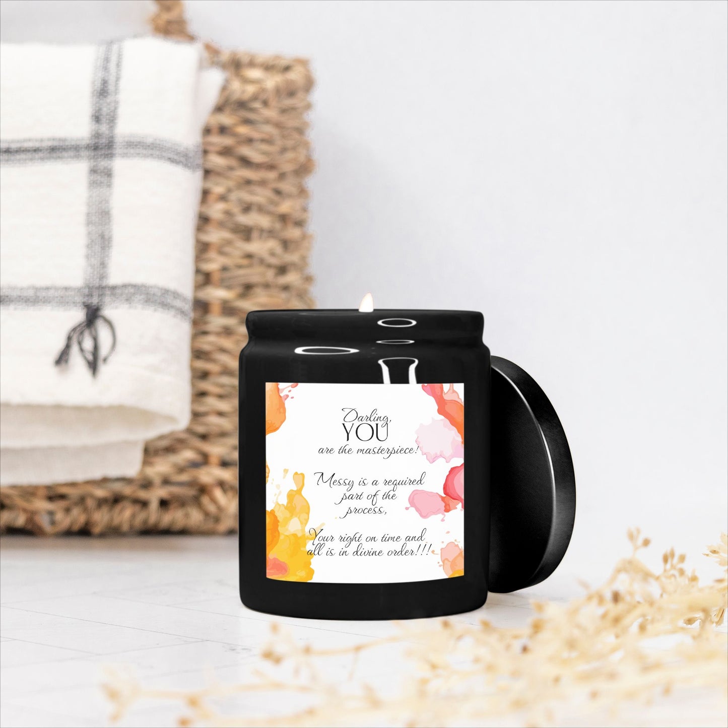 Your Are The Masterpiece - 8oz , 40+ hours burn time